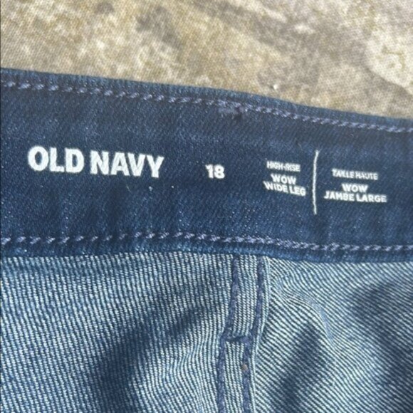 New w/o Tag Old Navy WOW Jeans Dark Wash Size 18 - Picture 3 of 5